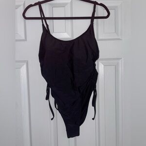Black One-Piece Swimsuit